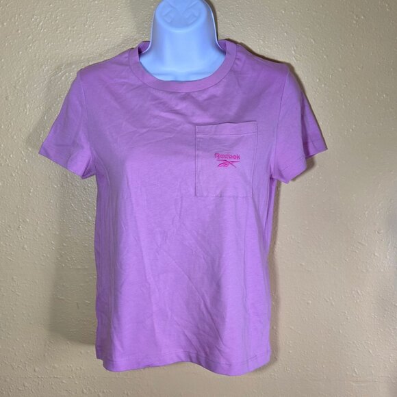 NWT Reebok Women's Active Small-Logo Pocket Jasmine Pink XS - Picture 1 of 4
